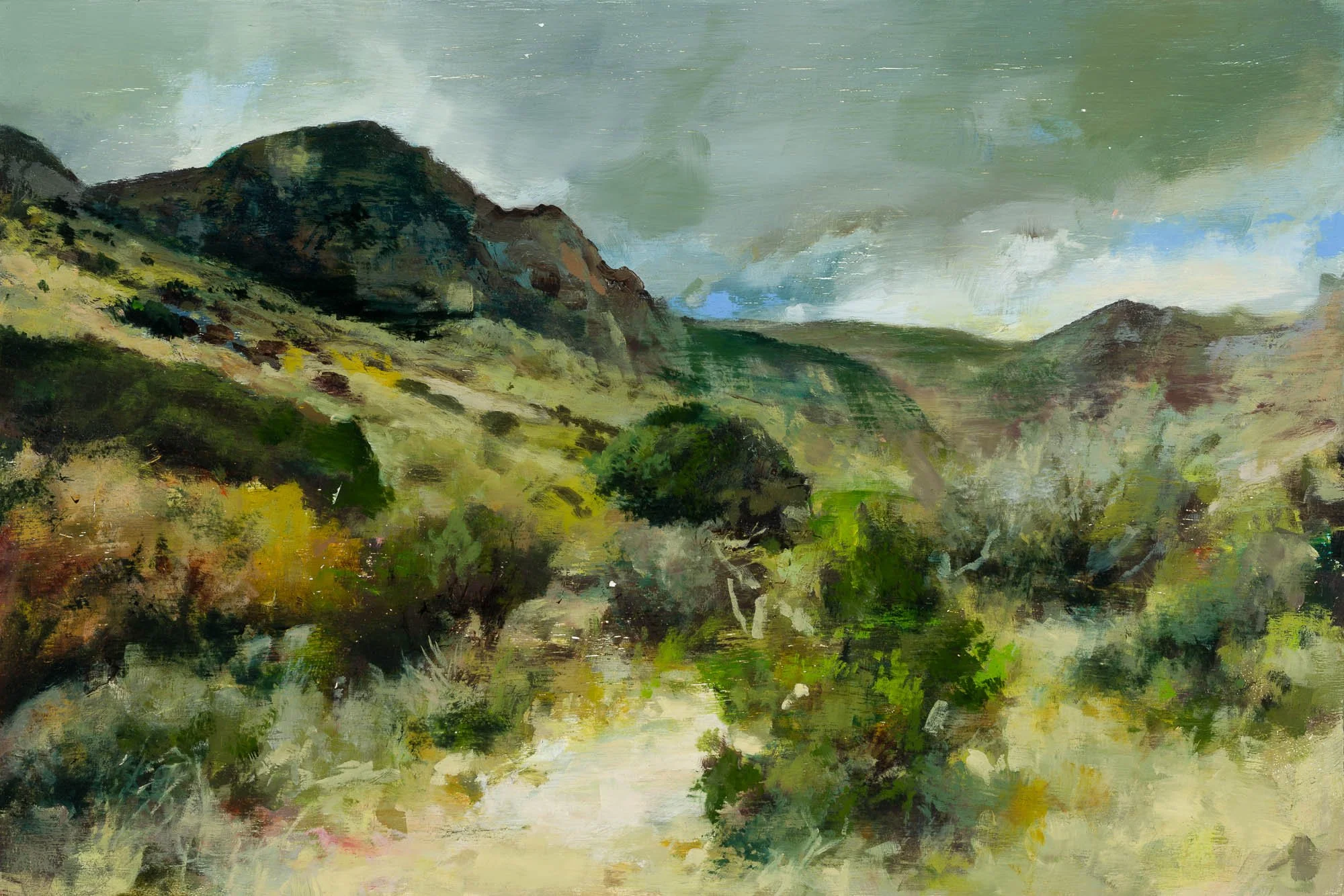   wash   12" x 18"  oil on panel  2023   