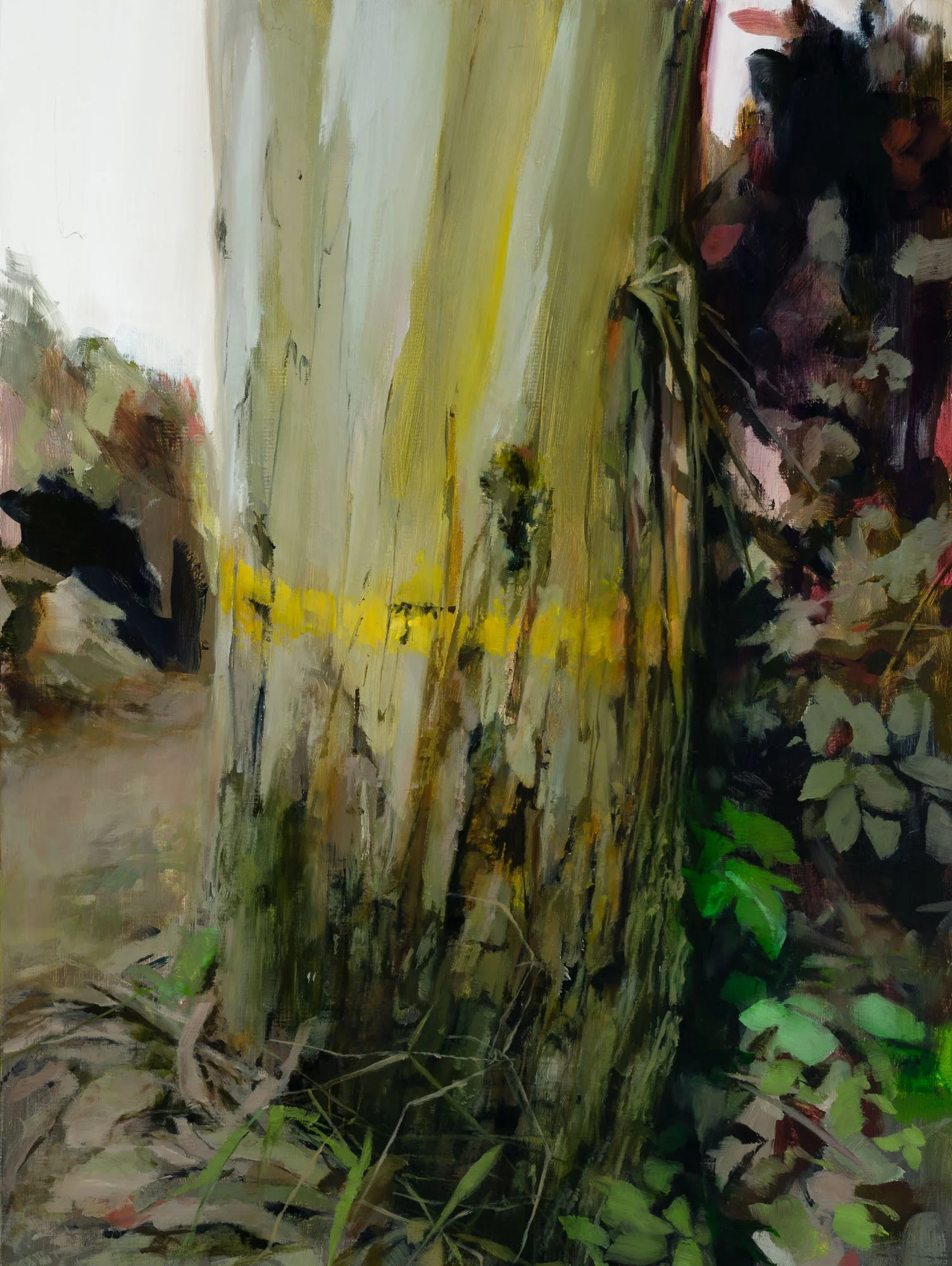   yellow  •  24" x 18"  oil on panel  2023   