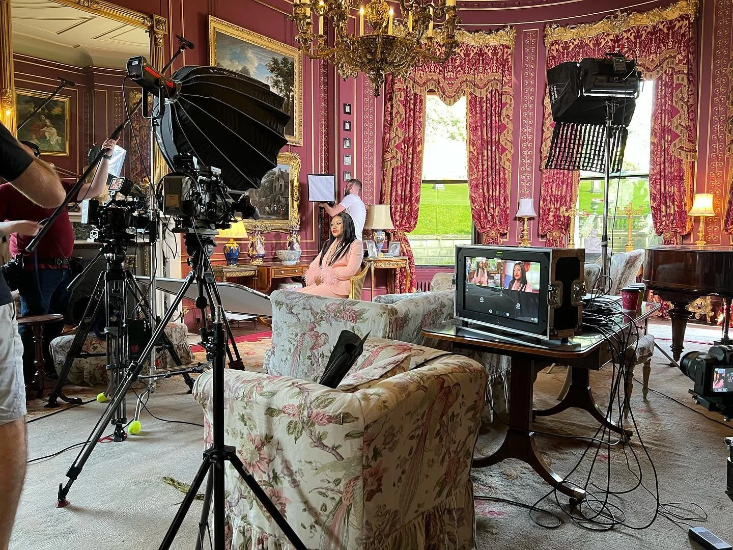 Not everyday you get to film in a location like this one #sonyfx6 #aputurelighting #tvproduction