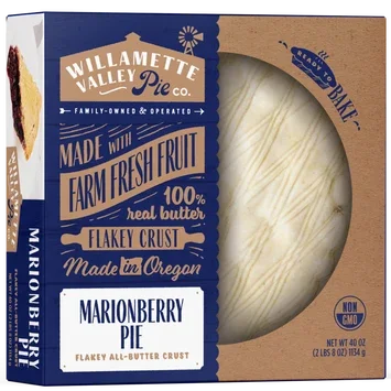 Marionberry Crumble 9" Pie