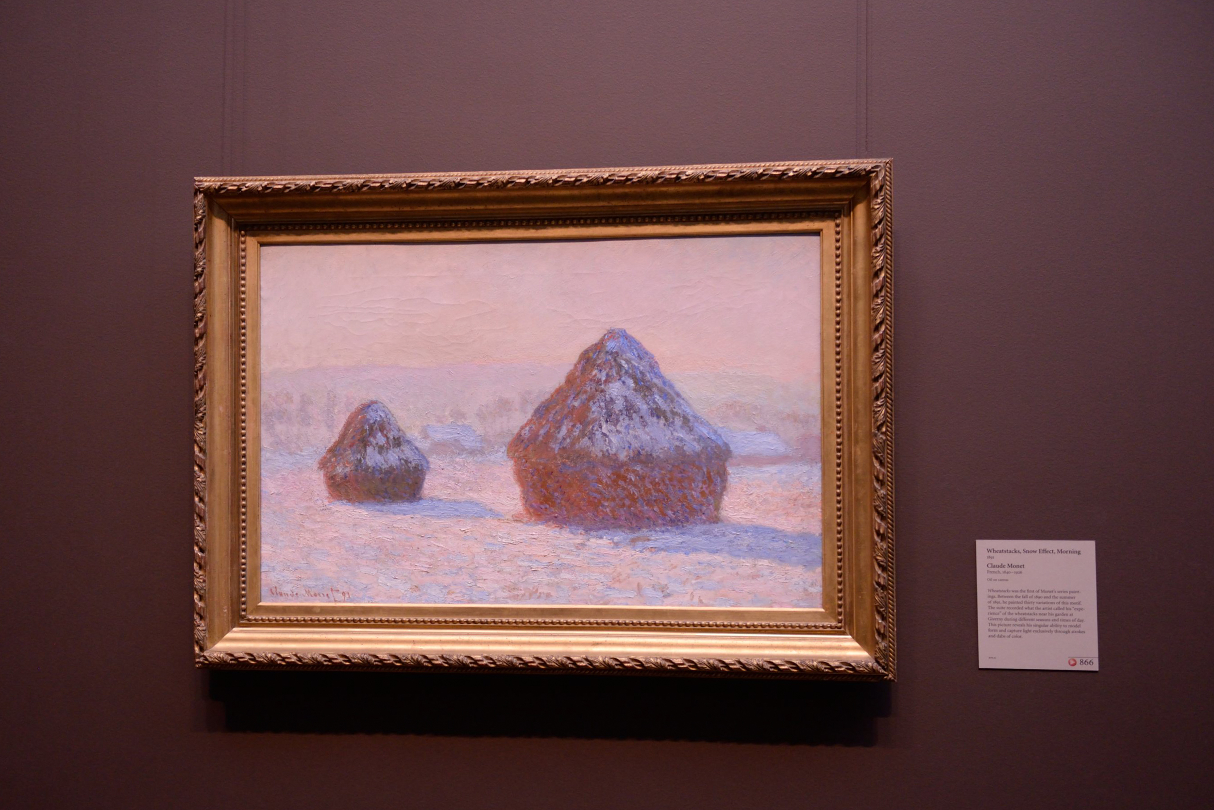 Haystacks in Winter | Claude Monet