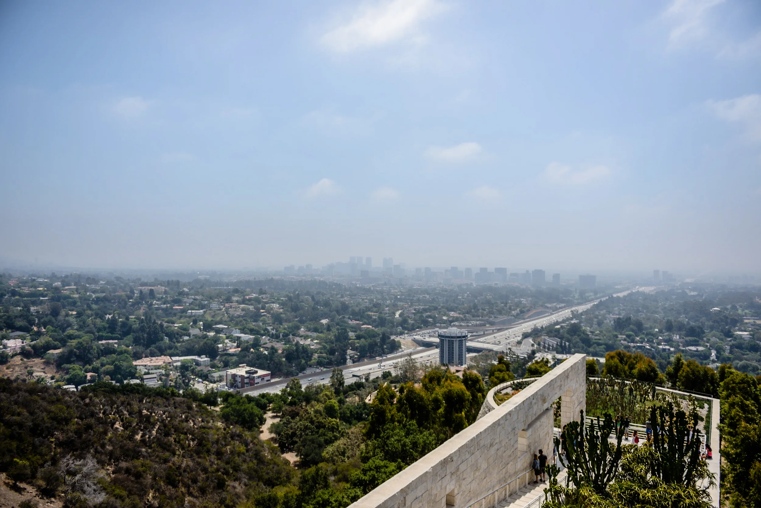View from The Getty Center of LA