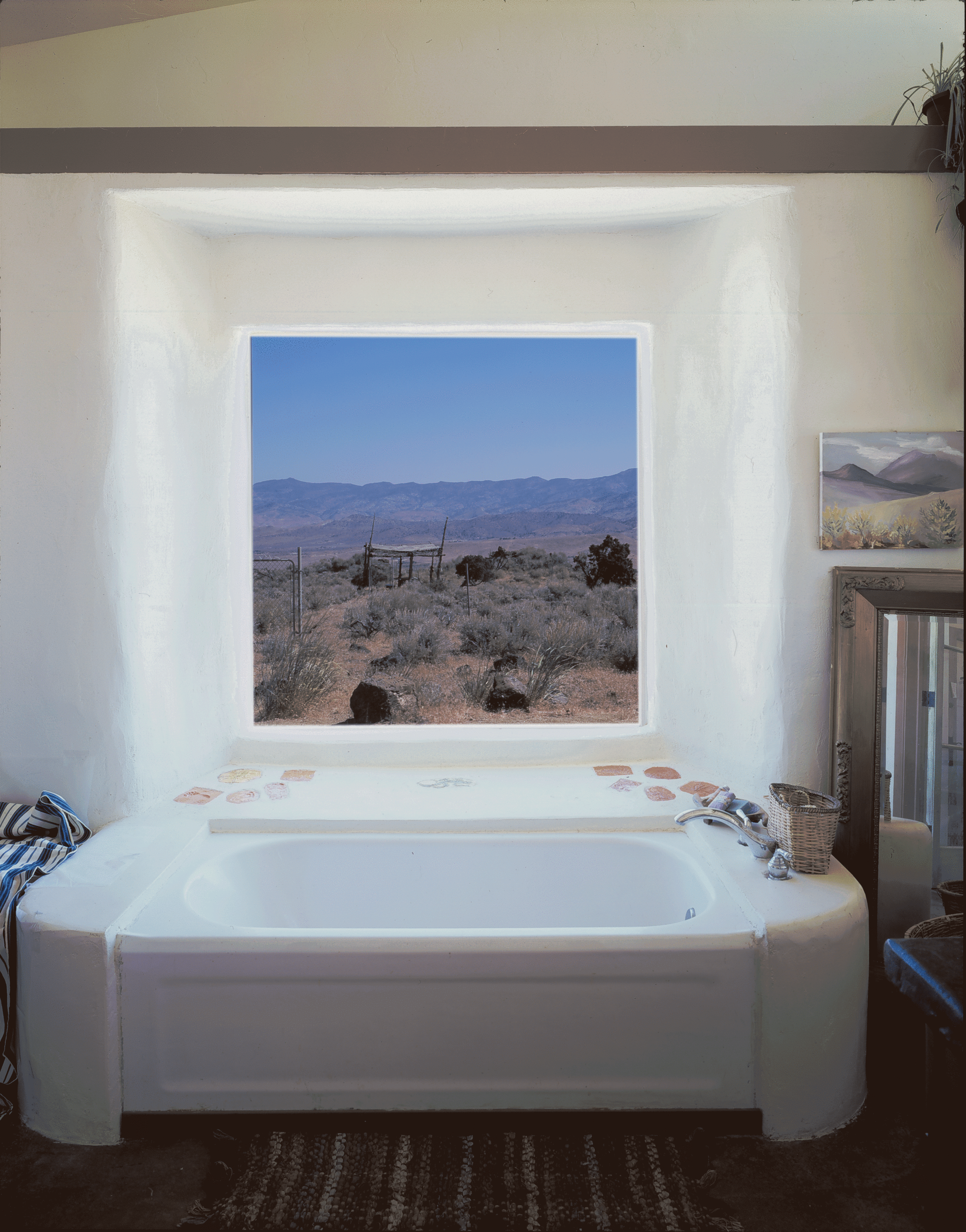 Master bathroom view Photo provided by schenkerdesign