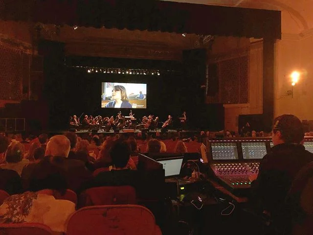 Proud to have a video I made play at the @keswicktheatre with the @philorch. Great night! The arts matter