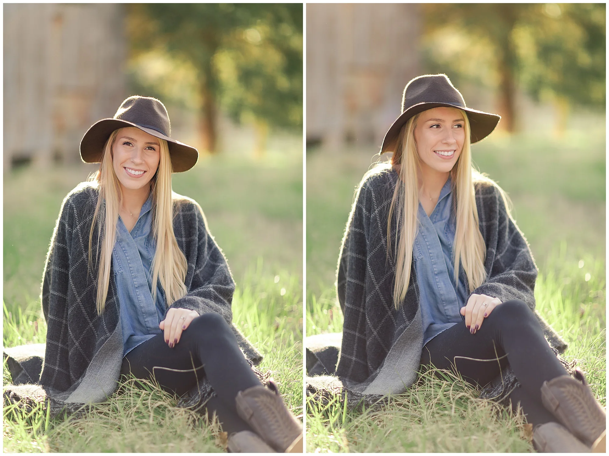 Peyton’s gorgeous and sunny spring senior session in Raleigh North Carolina. Country Field Summer Sunny Fashion Hat High School Senior College Senior