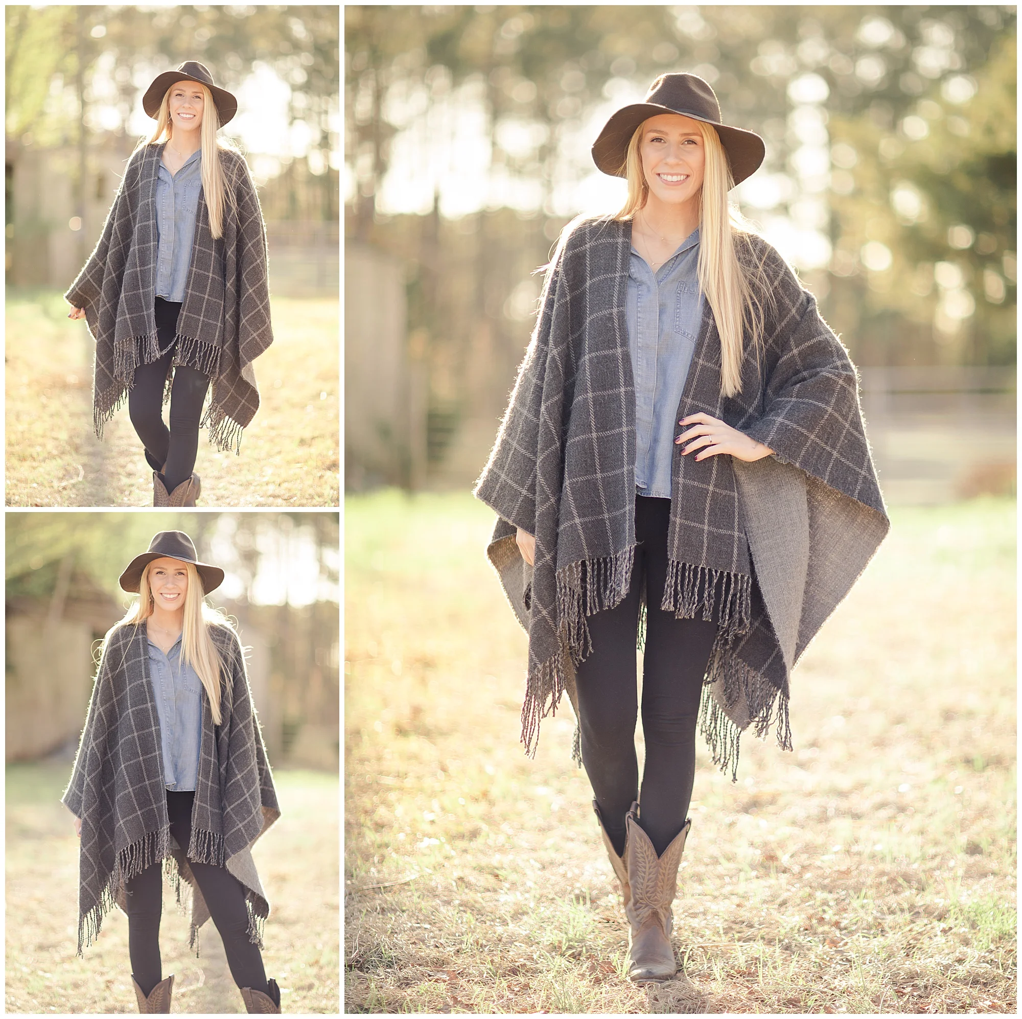Peyton’s gorgeous and sunny spring senior session in Raleigh North Carolina. Country Field Summer Sunny Fashion Hat High School Senior College Senior