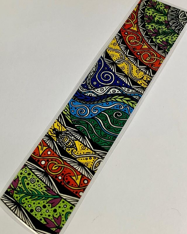 A couple from the fresh batch of Art Bookmarks being added to my online shop today! 📚 💚 🎨 🖋 Link in bio! #oneofakind #handmade #handmadebookmark #artbookmark #bookmark #penandink #bookmarks #handmadebookmarks #unique #lovebooks #neverenoughbooks 