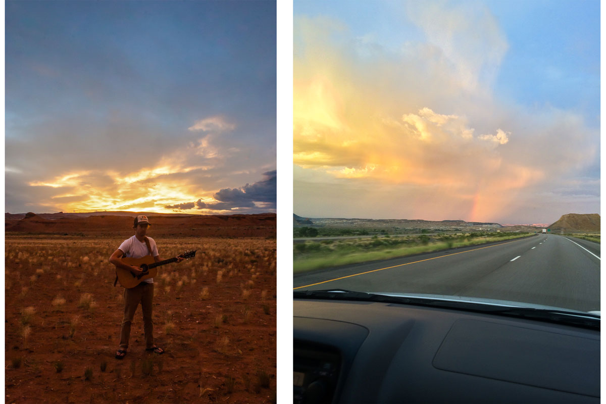 Naturally, we stopped and recorded a music video ("Us") along the way...how could we not?!
