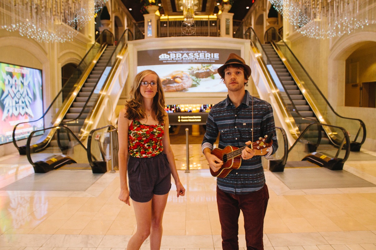 "Telegraph" video...coming soon! Thank you Vegas for being so nice to us!