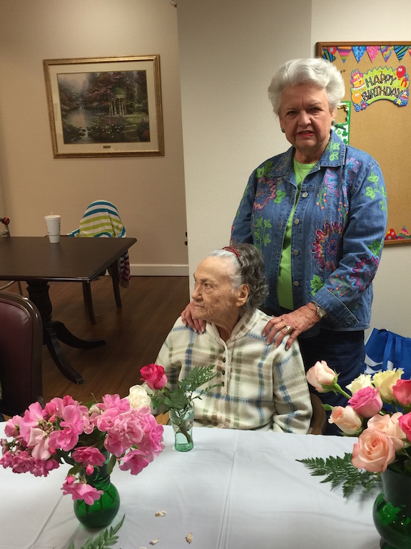 Ann Watson, Chairman of Garden Therapy, has a real love and affection for all of the residents and does a fabulous job!