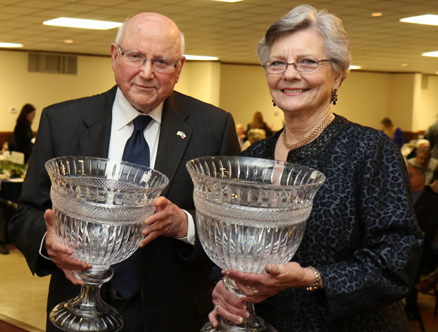 Man of the Year, Leon Toubin **** Woman of the Year, Twila Tate