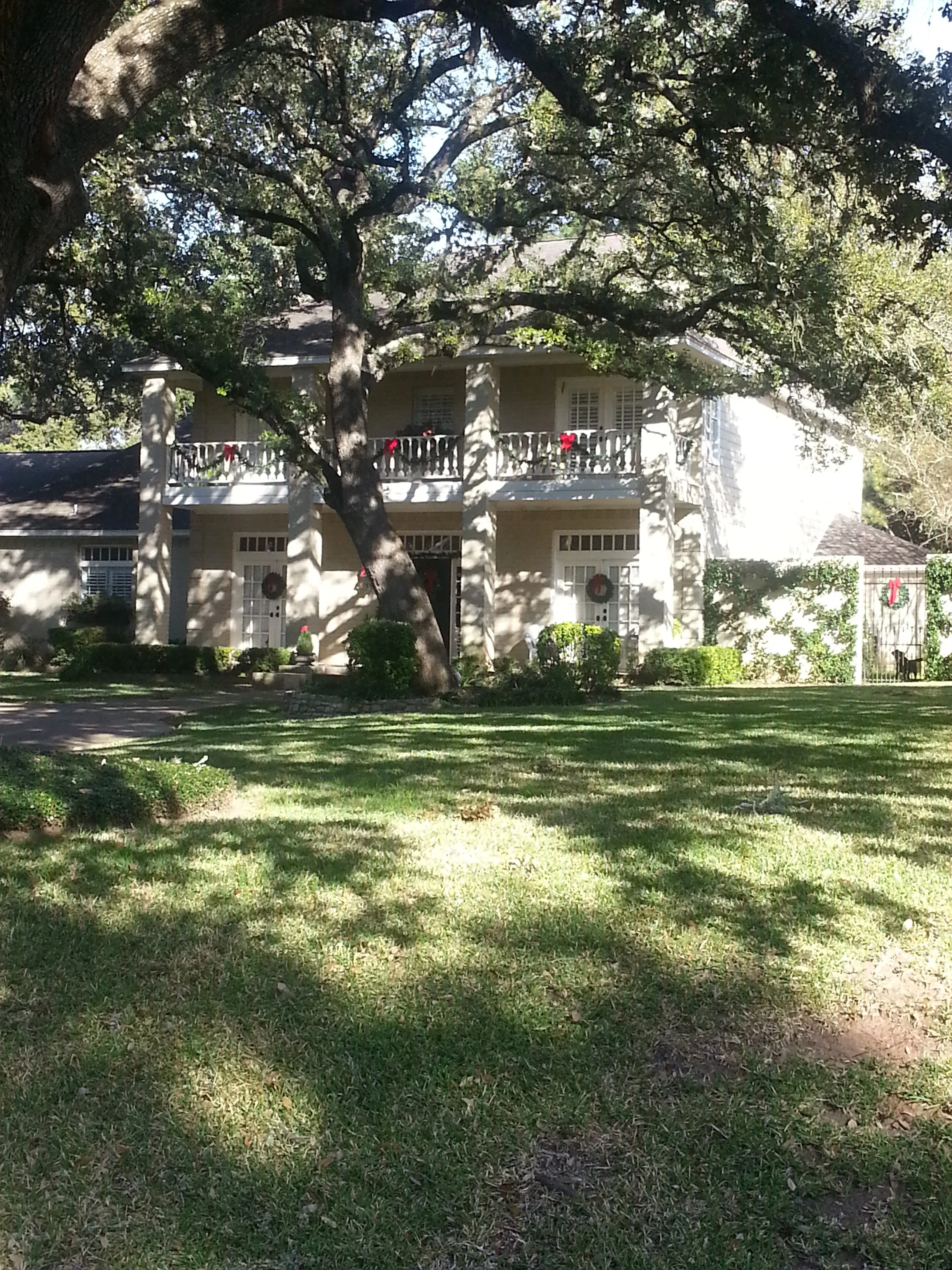 Home of Lori Poehlmann Balusek was chosen as December Yard of the Month.