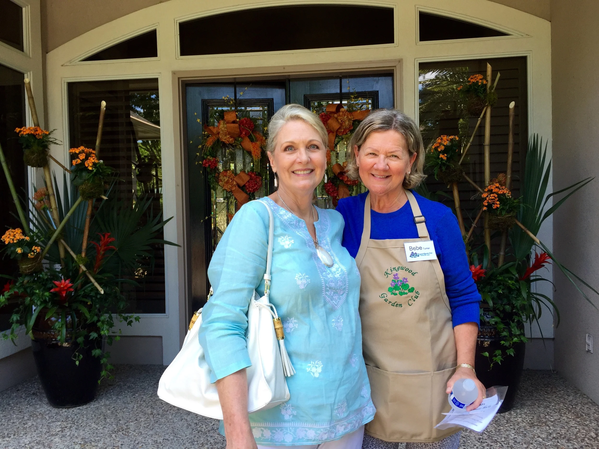 Sandy Batt, and Bebe Turner of Kingwood Garden Club.