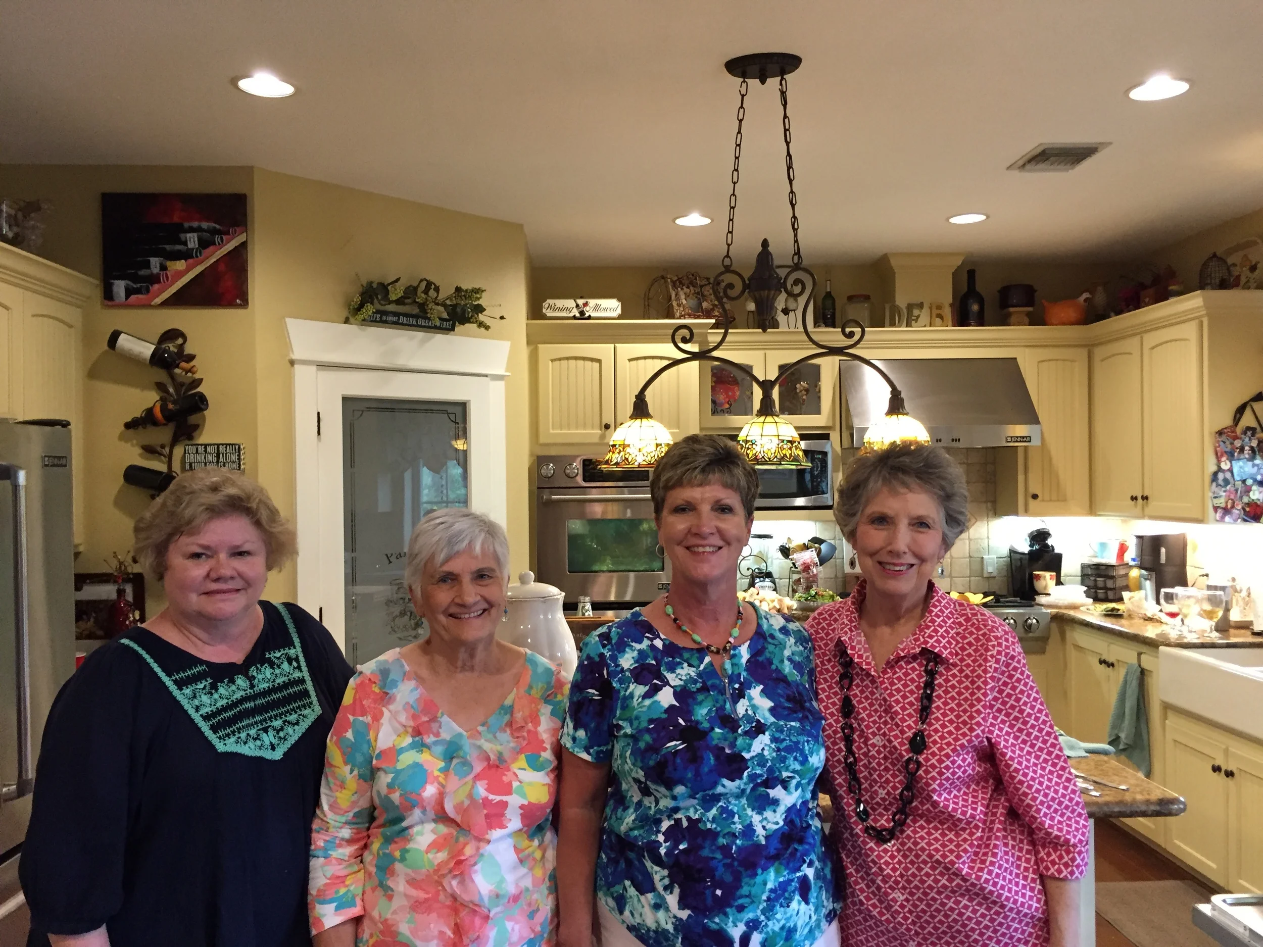 May hostesses - Judy Pendergrass, Carolyn Sander, Debi Meschwitz, Sherry Barkman
