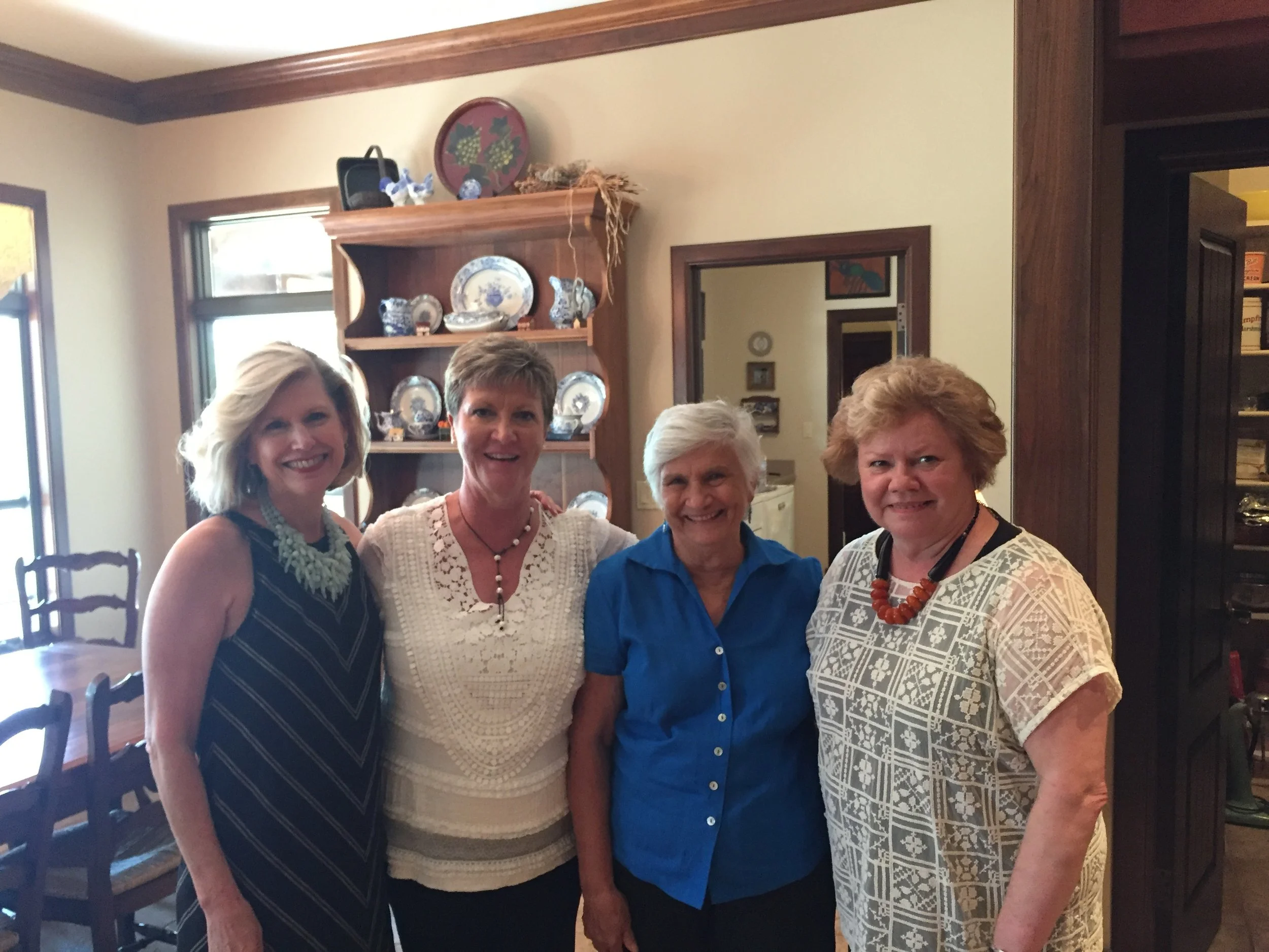 Co-Hostesses - Debbie Urquhart, Debbie Meschwitz, Carolyn Sander and Hostess, Judy Pendergrass.