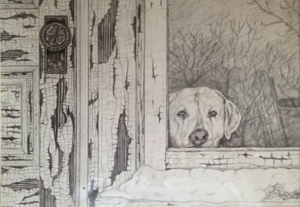 "Inside Looking Out"  graphite