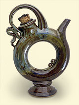"Olive Oil Pitcher" stoneware