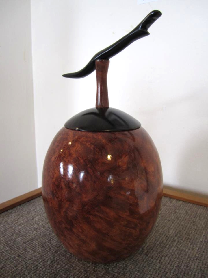 Lidded and Turned Vessel