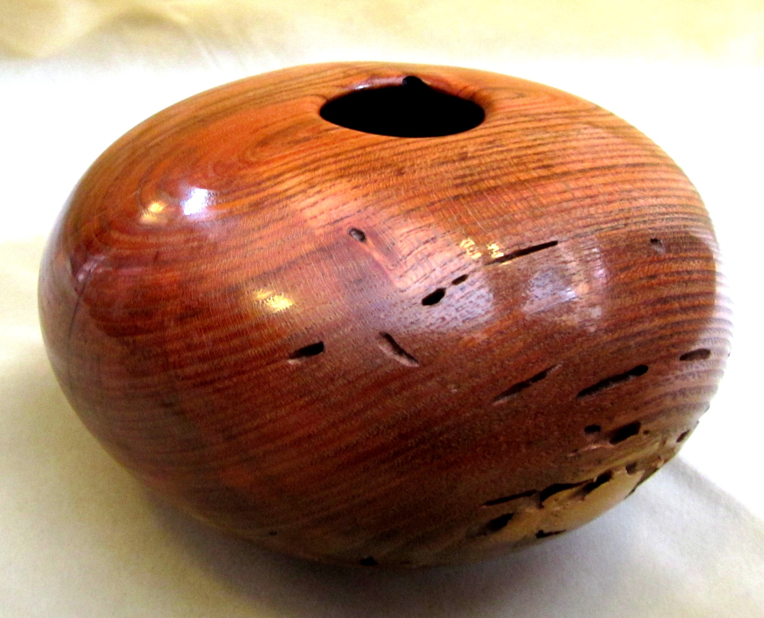 Oak turned vessel