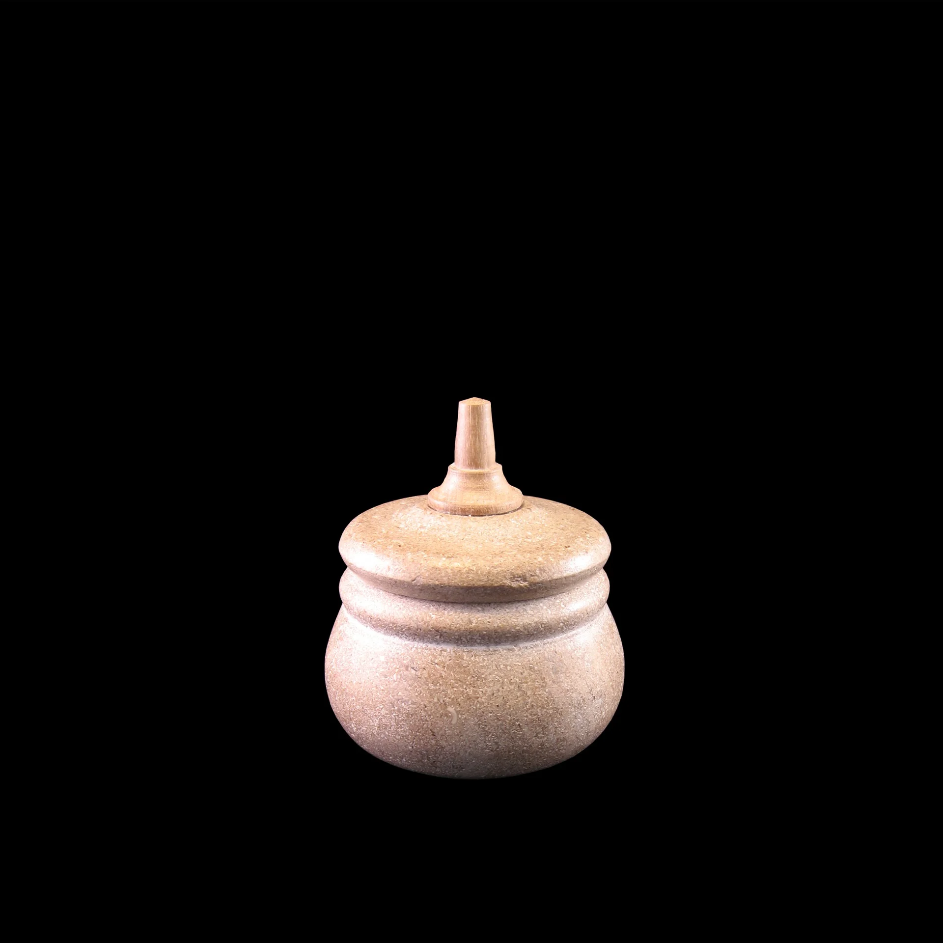 Indiana Limestone Lidded Box by Jim Heck