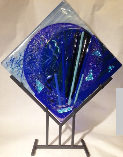 "Moondance" kiln formed glass by Kara DeBacker