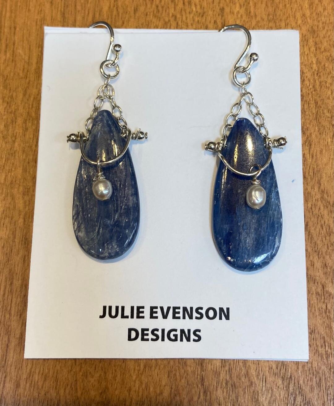 Julie Evenson Kyanite and Sterling Earrings