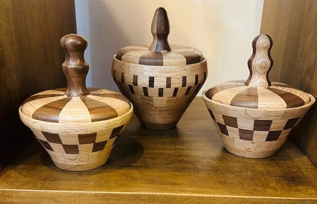 "Lidded Segmented Bowls"