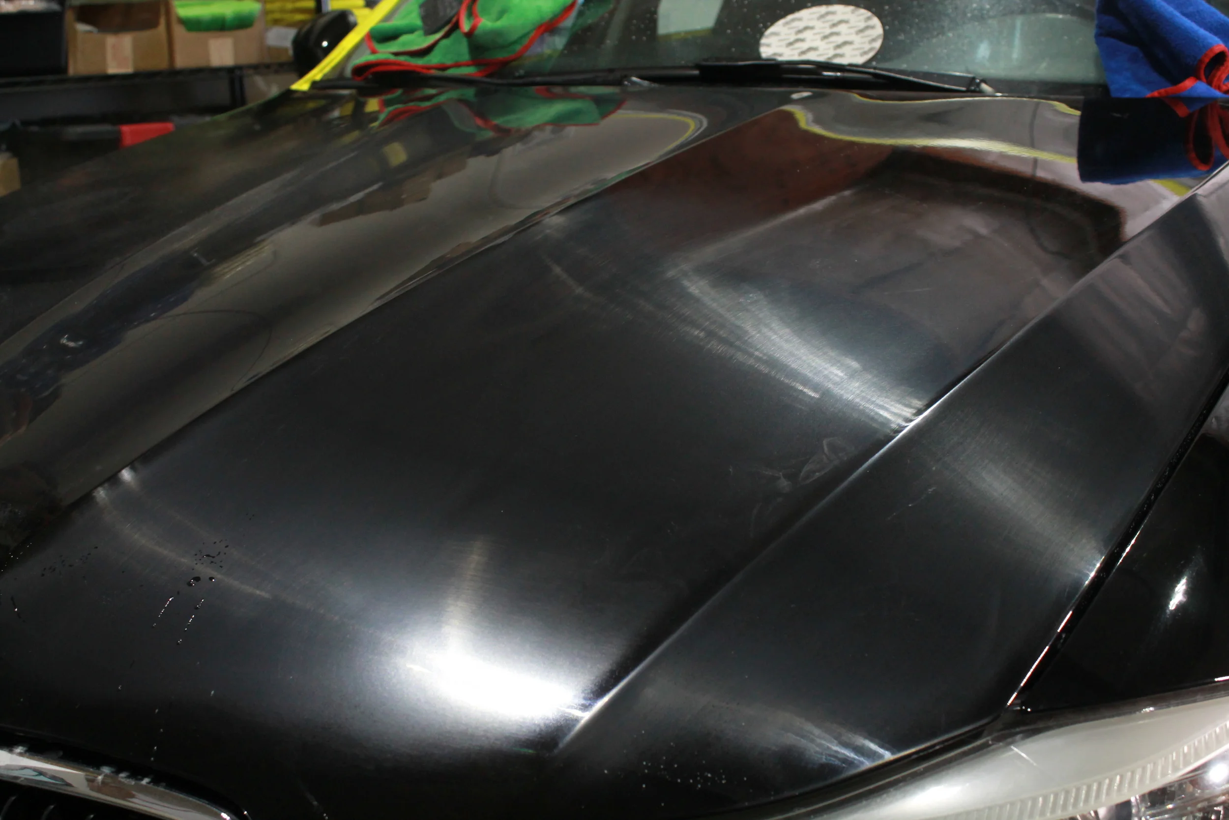 wet sanded hood
