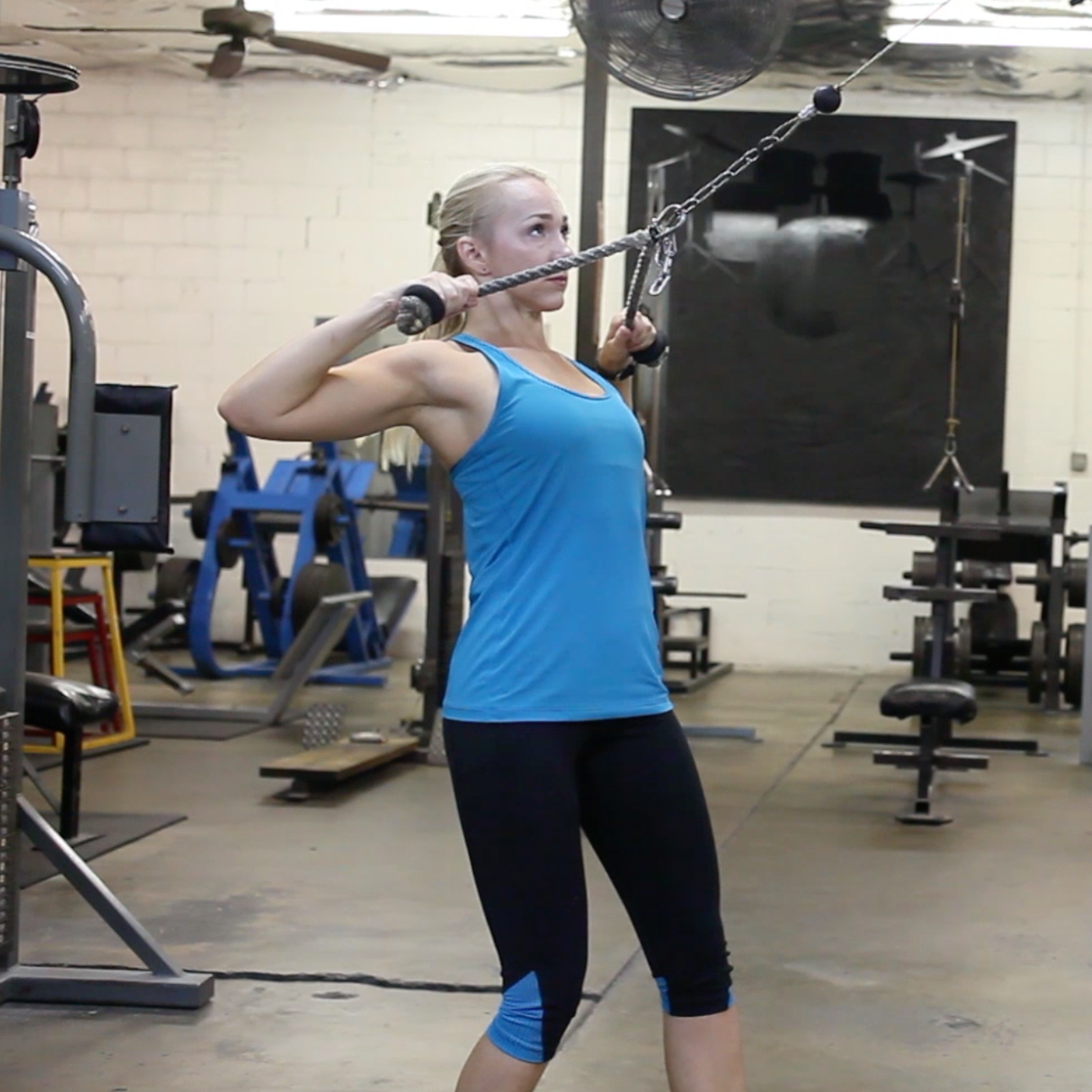 face pull from high cable