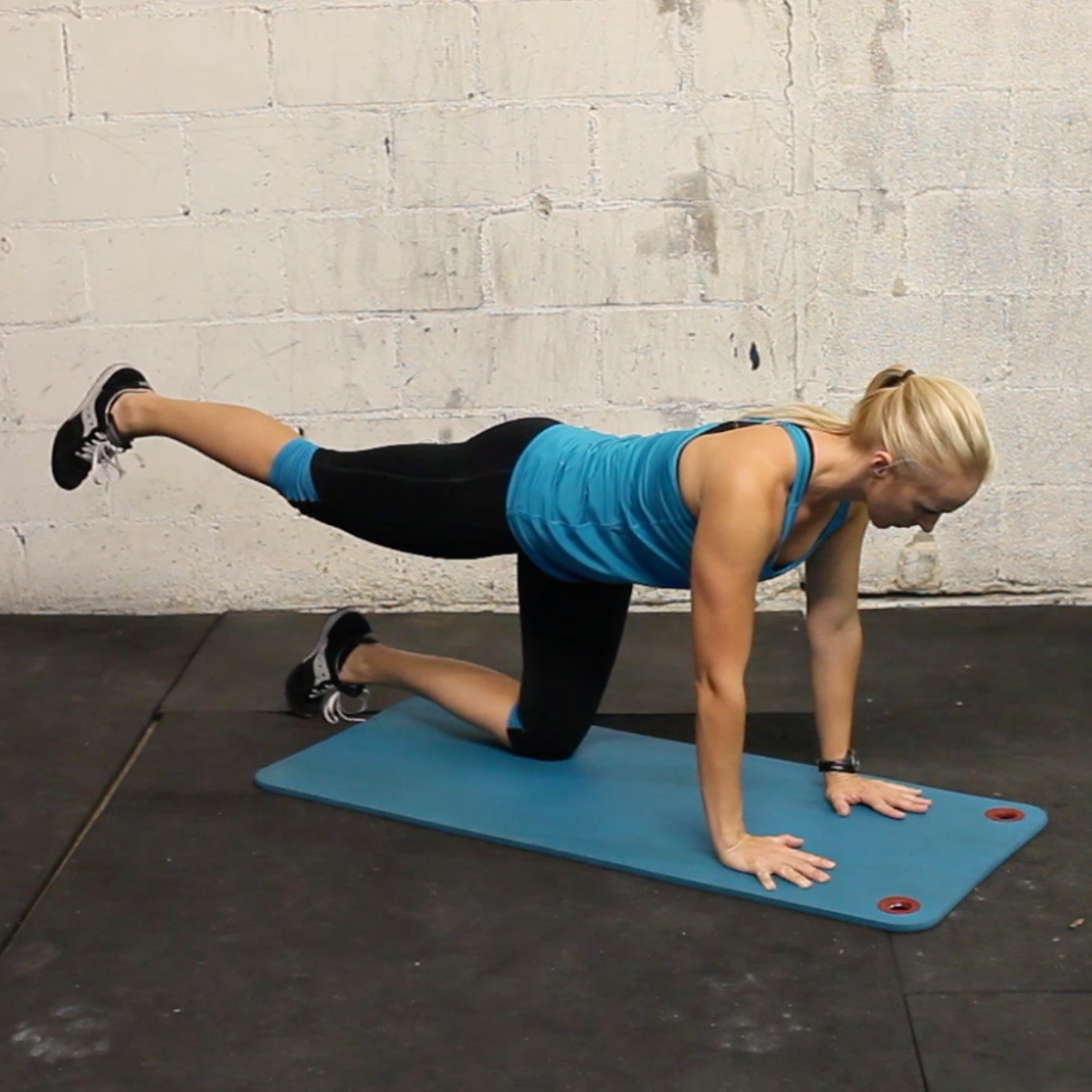 glute series; abduction + extension