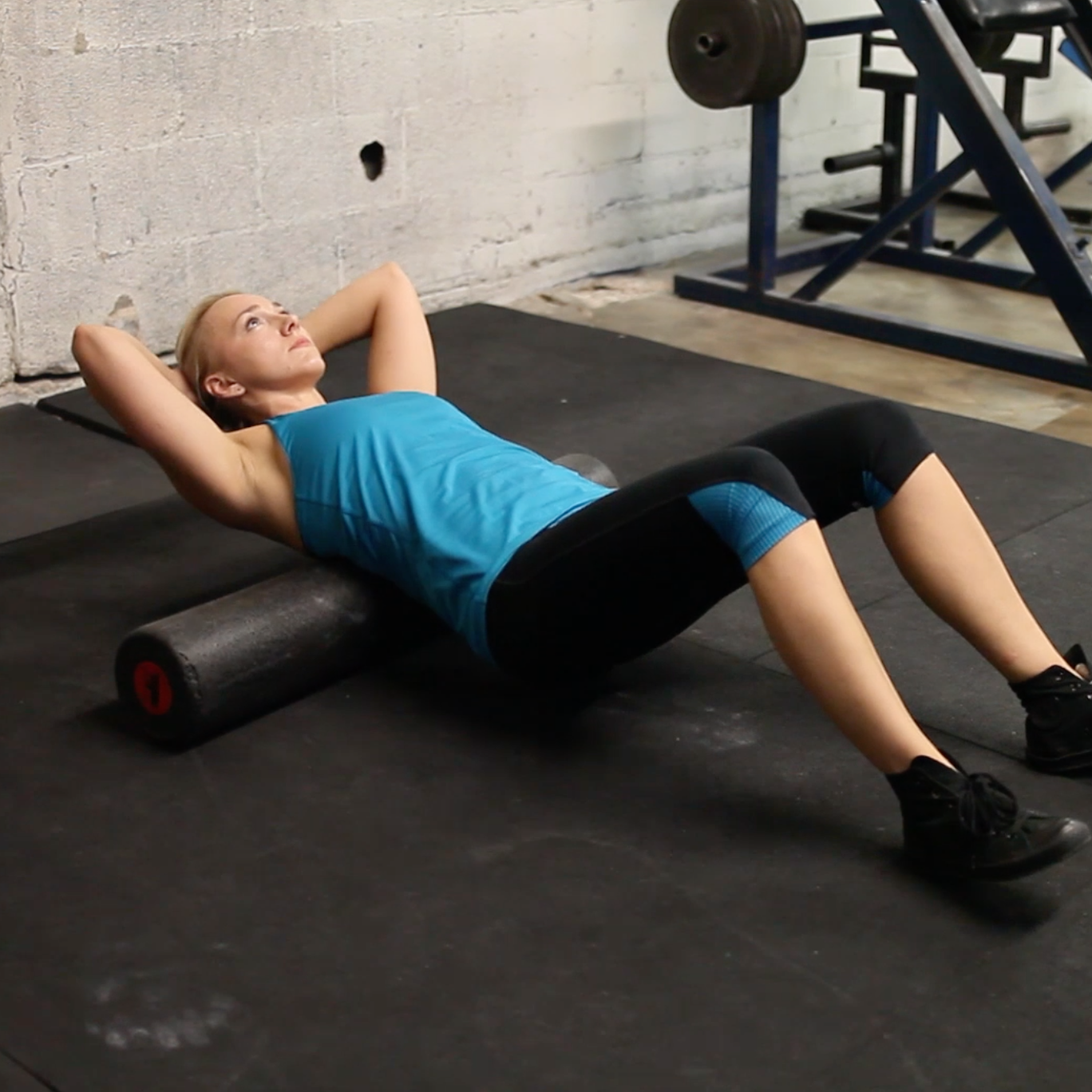 Foam roll back for exercise library