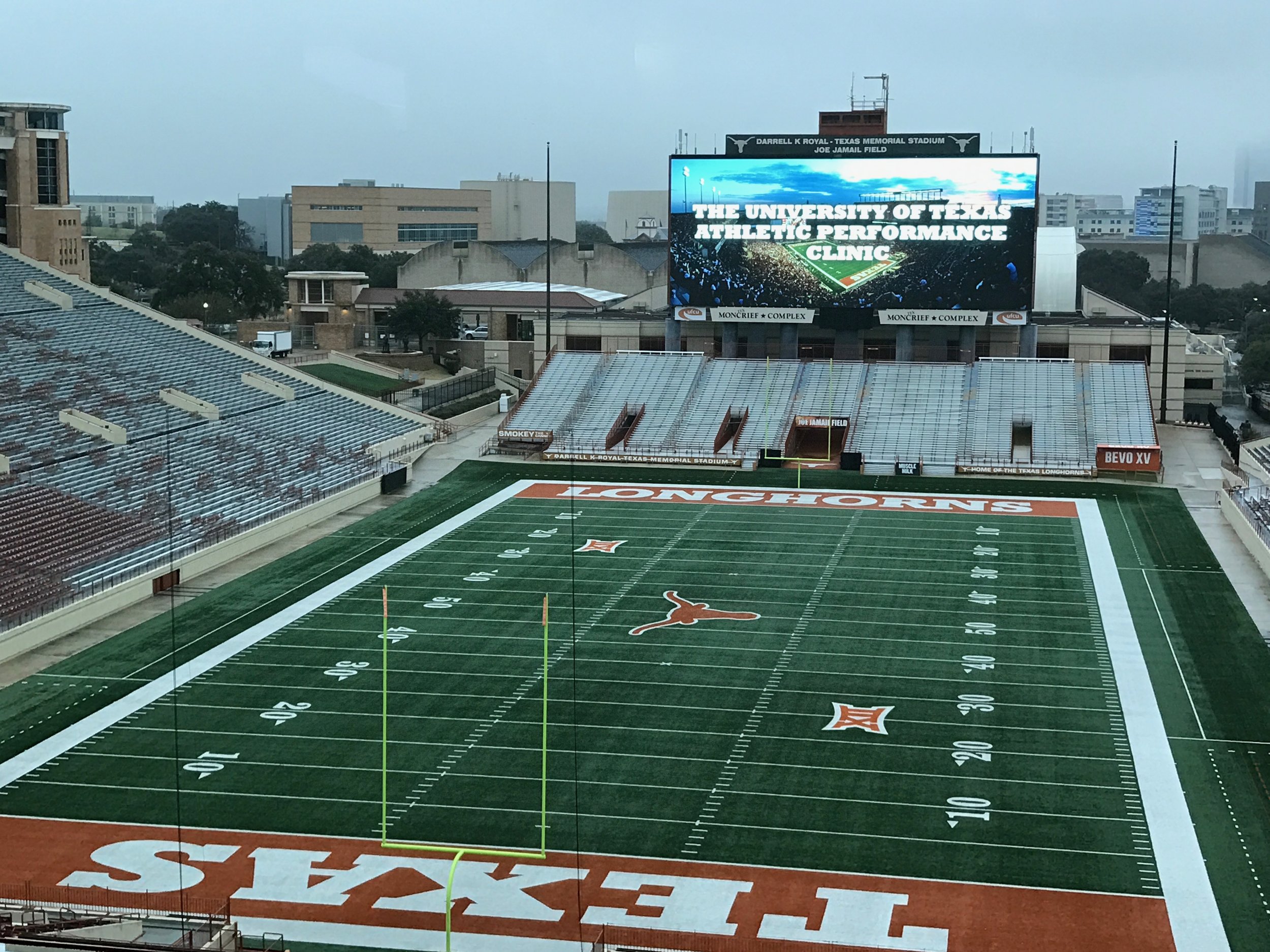 Darrell K. Royal Stadium at the University of Texas at Austin.&nbsp;