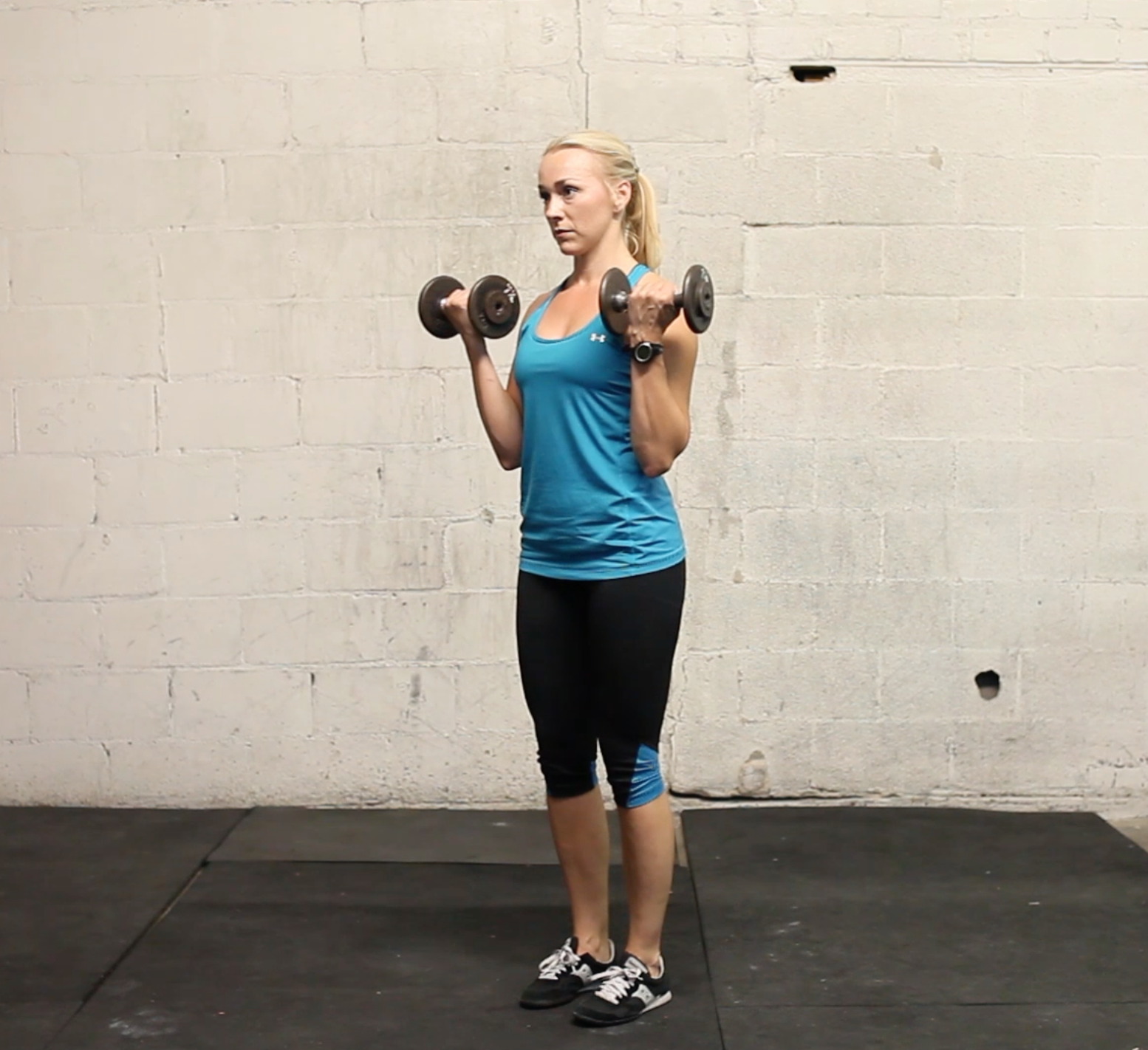 arms biceps curl demo for exercise library