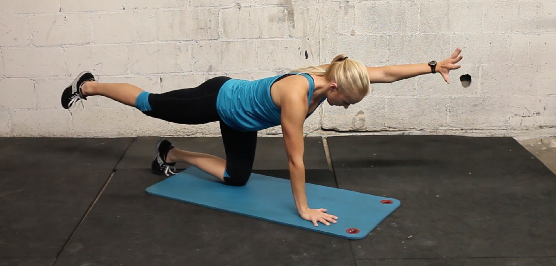 abs and core bird dog demo for exercise library