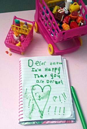 "Dear Om-Nom, I'm happy that you are done."
