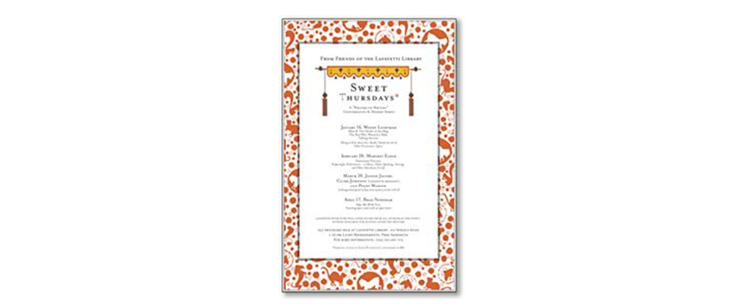 Lafayette Library Sweet Thursdays