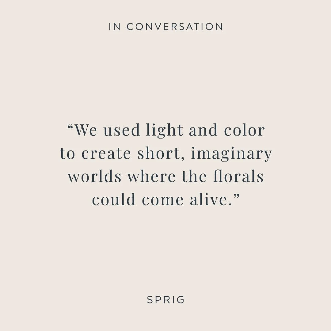 On bringing our blooms and botanicals to life with @capsulefortyeight ✨