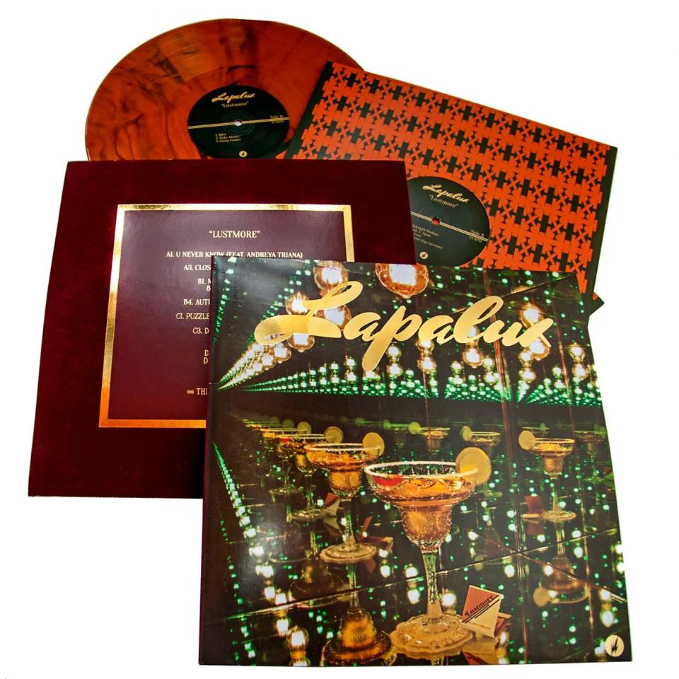  Lapalux 'Lustmore" album art and design. 