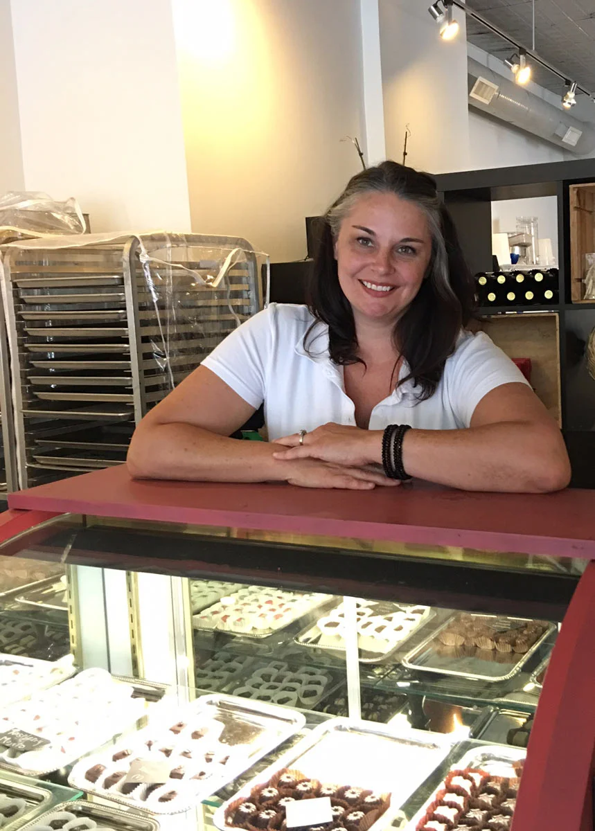 Kelly Walker Wimbold of Chocolates By Kelly