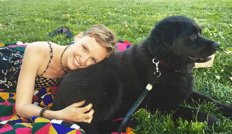 The photo that inspired today's share.. Lounging in Central Park with Kennedy & his human, the fabulous Sarah Mushtaq