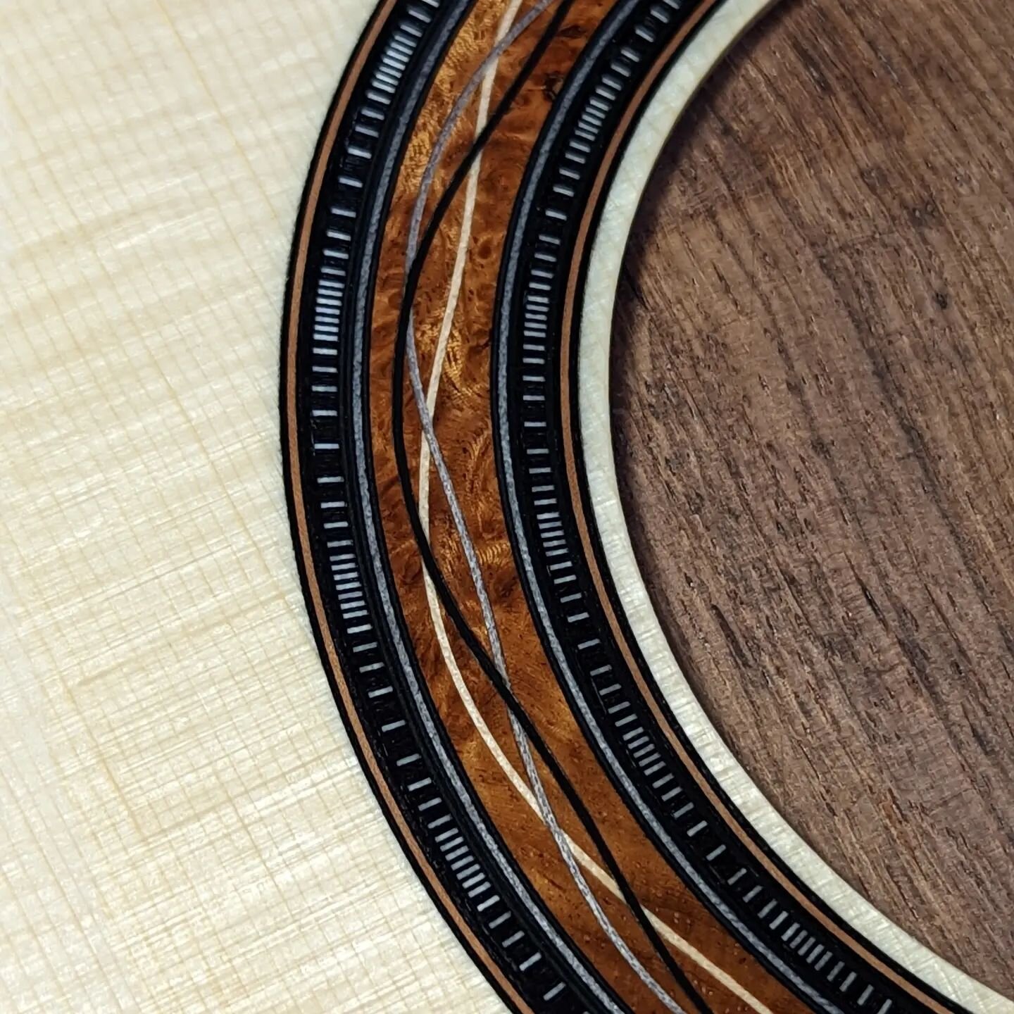 More waves.  Longitudinal and transverse

#classicalguitar #handmadeguitar #rosette #customguitars #madeinoregon