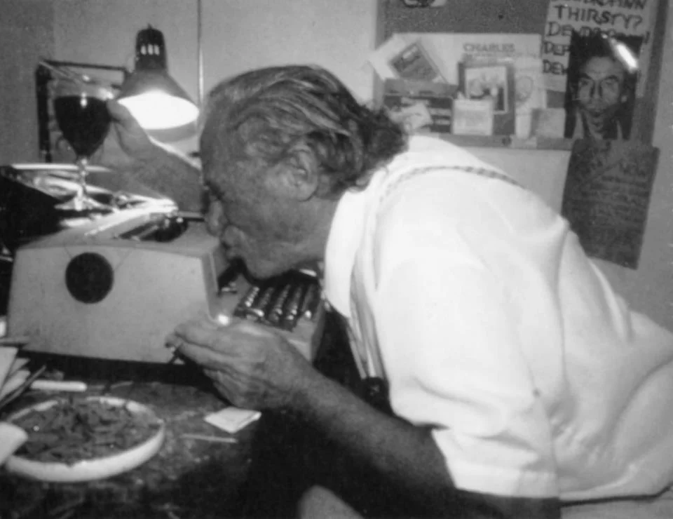 Charles Bukowski's Desk