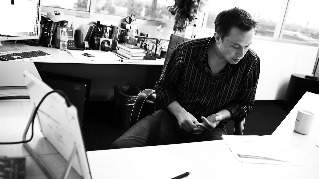 Elon Musk's Desk