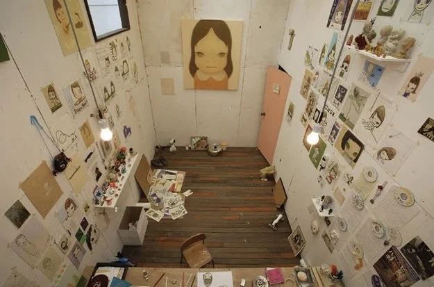 Yoshitomo Nara's Studio