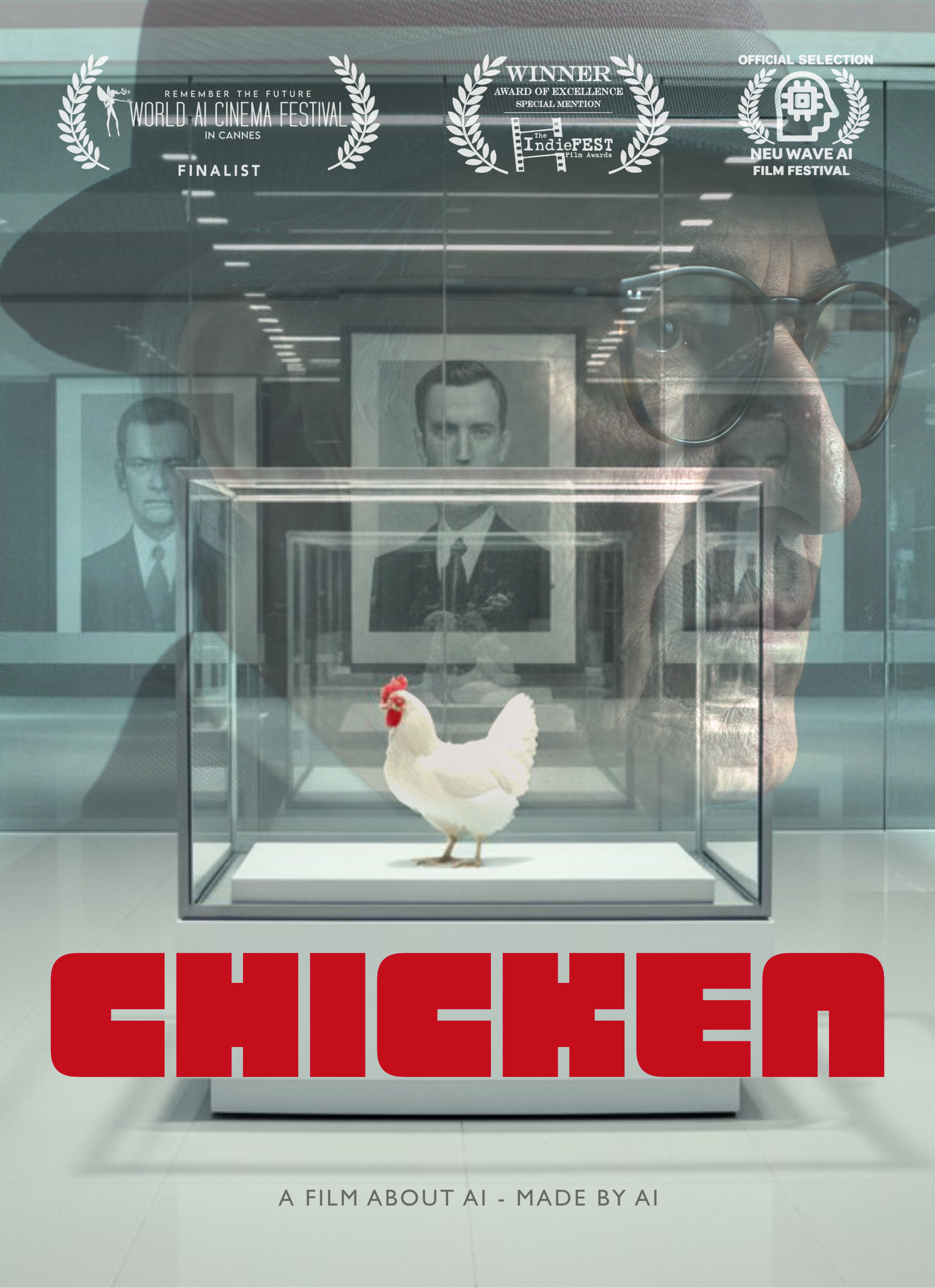 Chicken - Liam and Grant, World AI Cinema - Finalist, IndieFEST - winner, Neu Wave AI - Official Selection