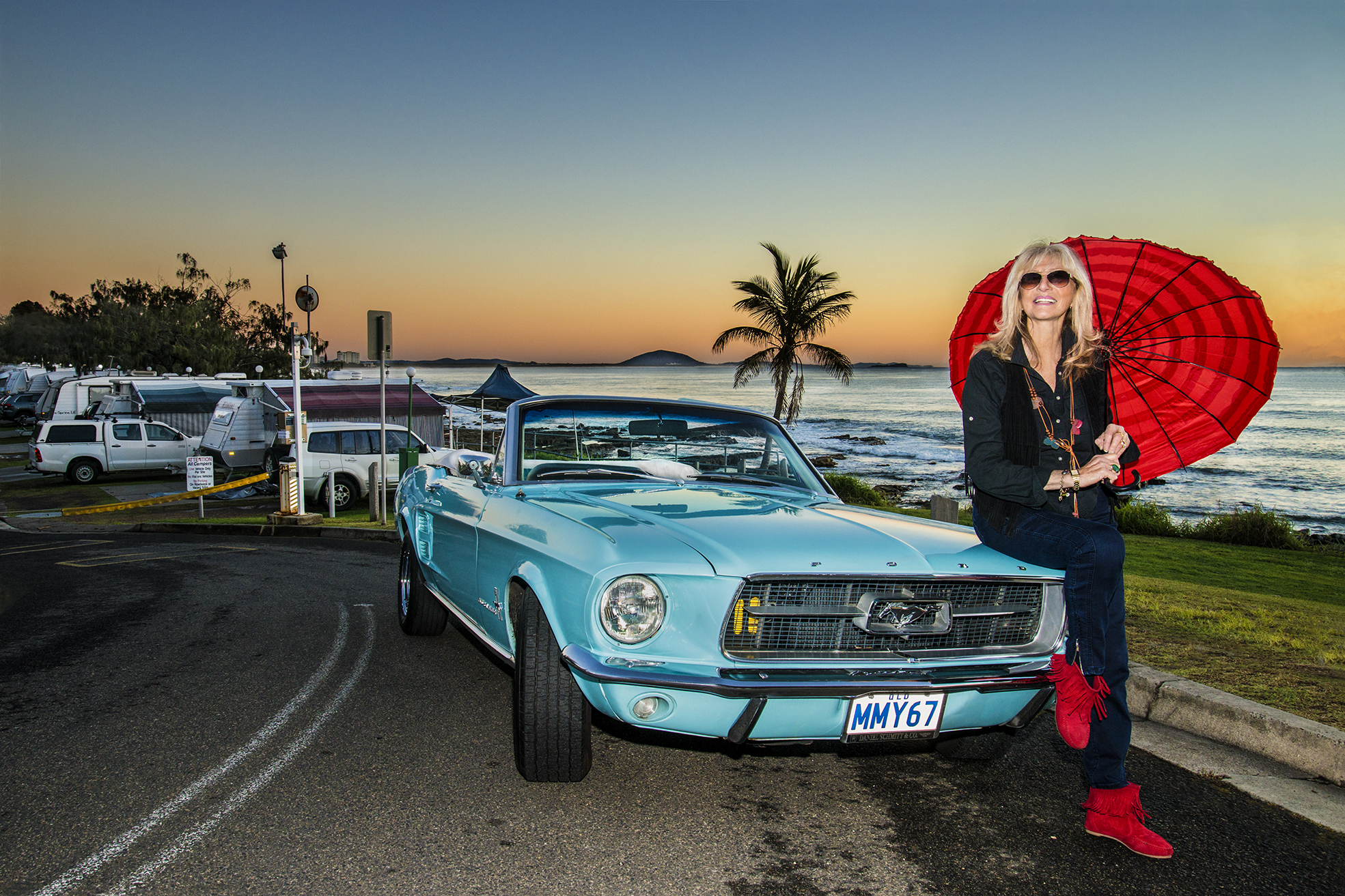 November 2015: Annie's 1967 Mustang Convertible model: Anne