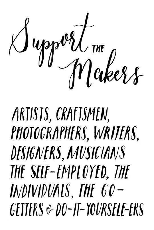 Support the makers - The Other Right