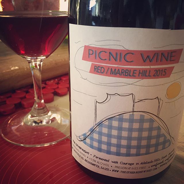 Picnic Wine for the Marble Hill Picnic 2015. Photo by @rifa_radelaide