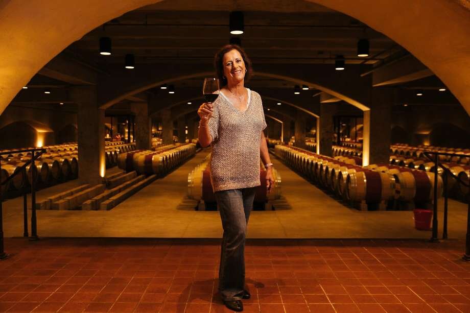 Robert Mondavi Winemaker Genevieve Janssens in Cellar.jpg