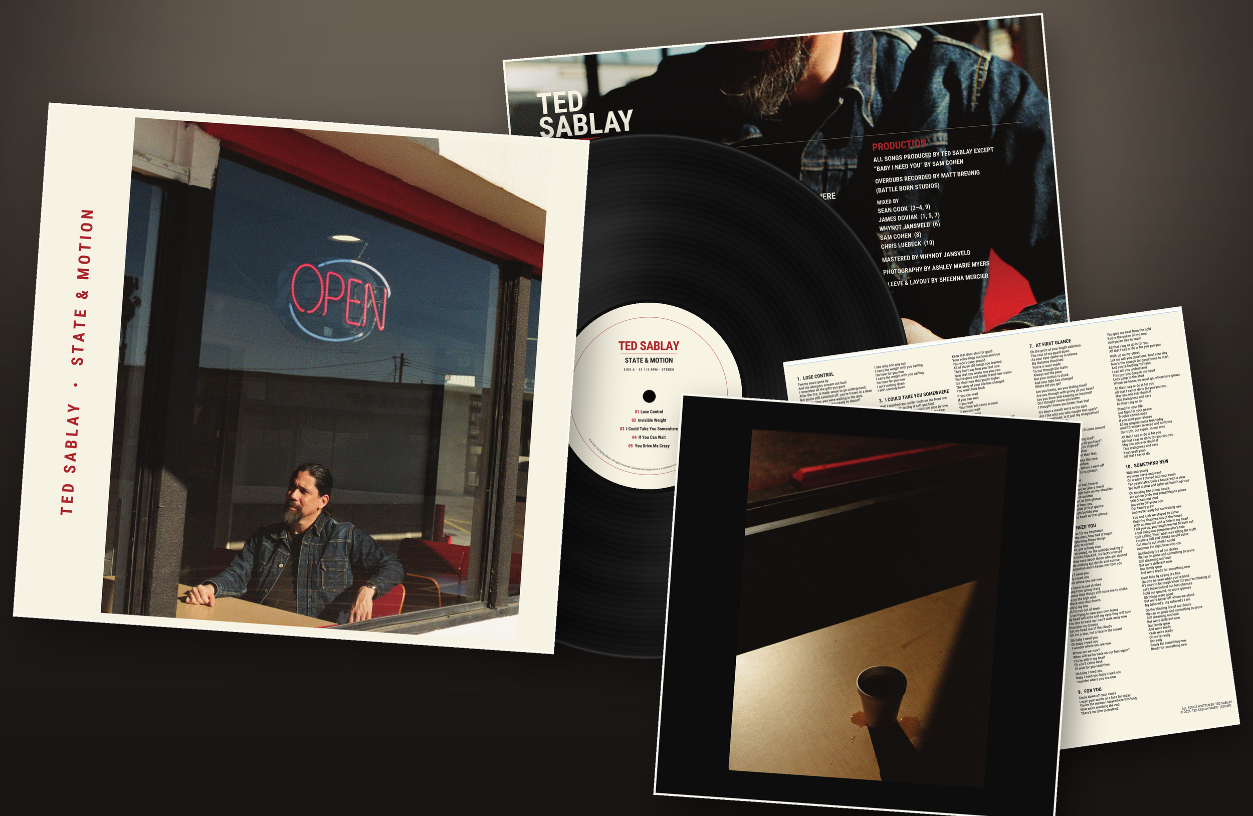 Ted Sablay - State & Motion VINYL